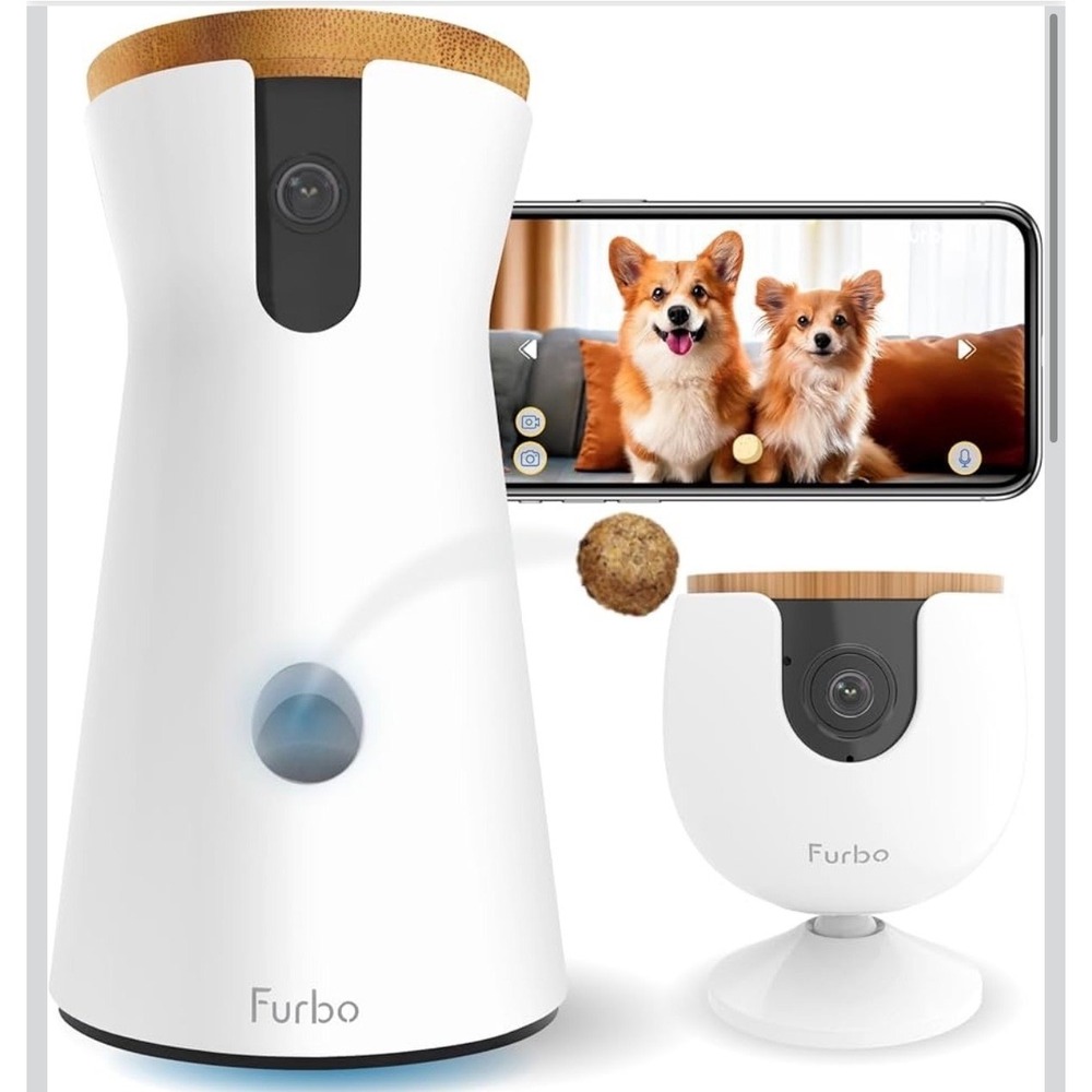 Furbo Dog Camera + Furbo Mini Bundle | No Power Cords | Subscription Required
